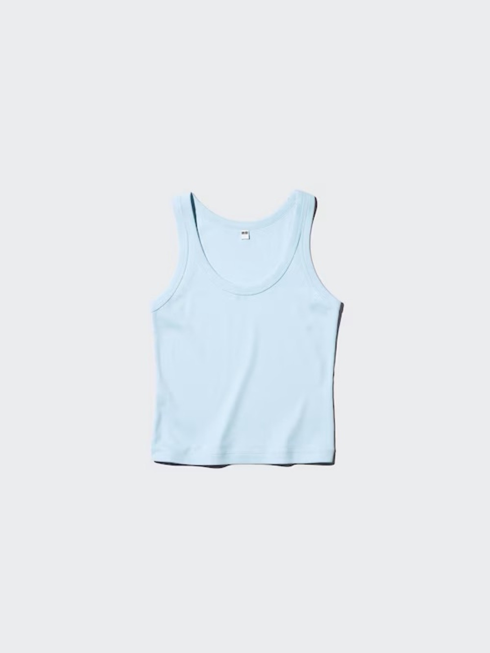 Uniqlo Light Blue High Neck Tank Top